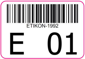 Barcode 39 etiketten etikon