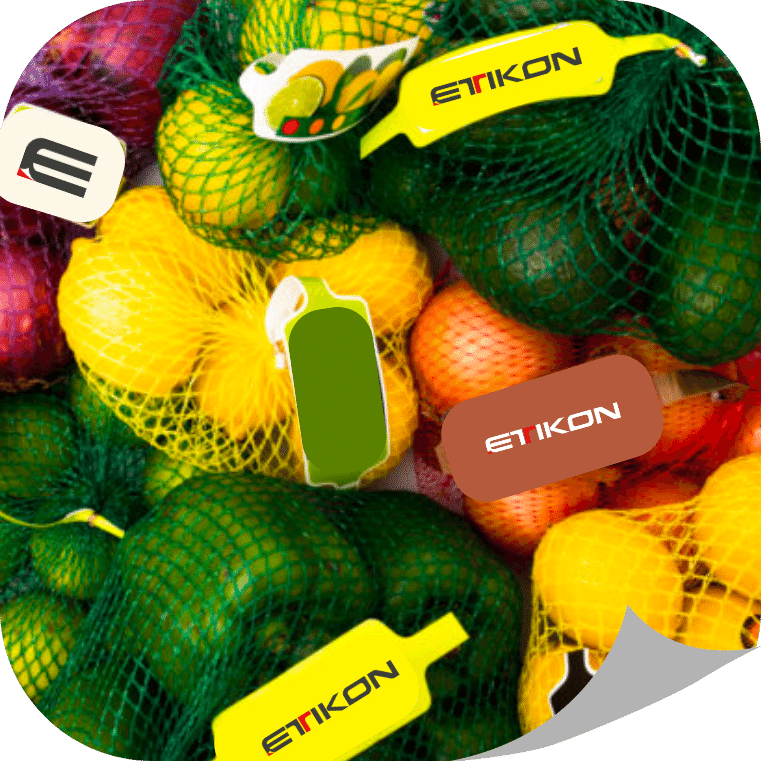 fruit etiketten